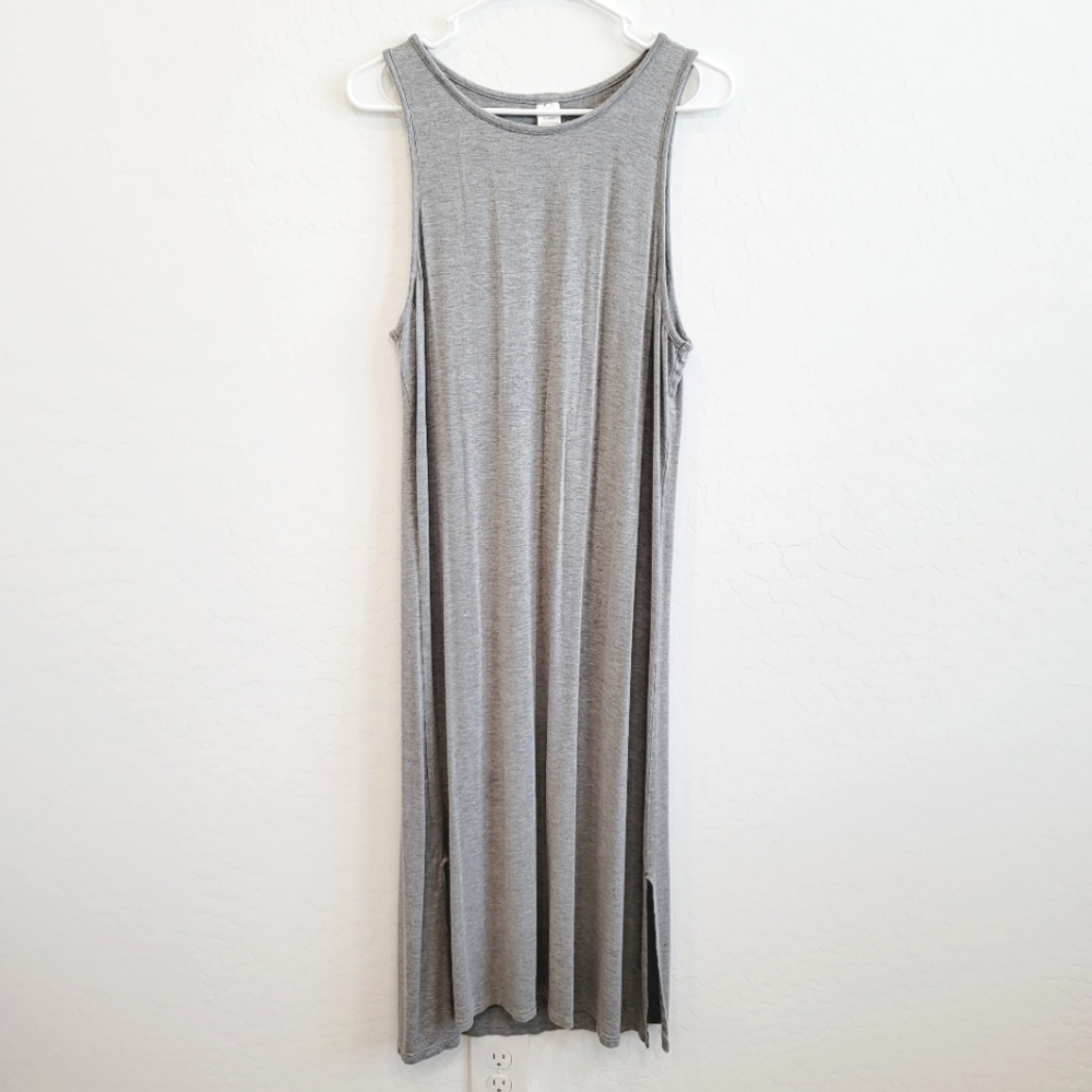 West Loop Gray Midi Tank Dress Size XL